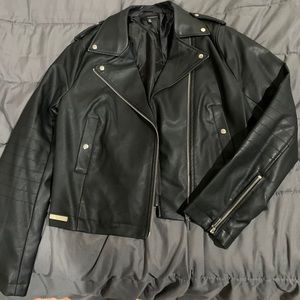 Harve Benard Faux Leather Jacket (LIKE NEW)